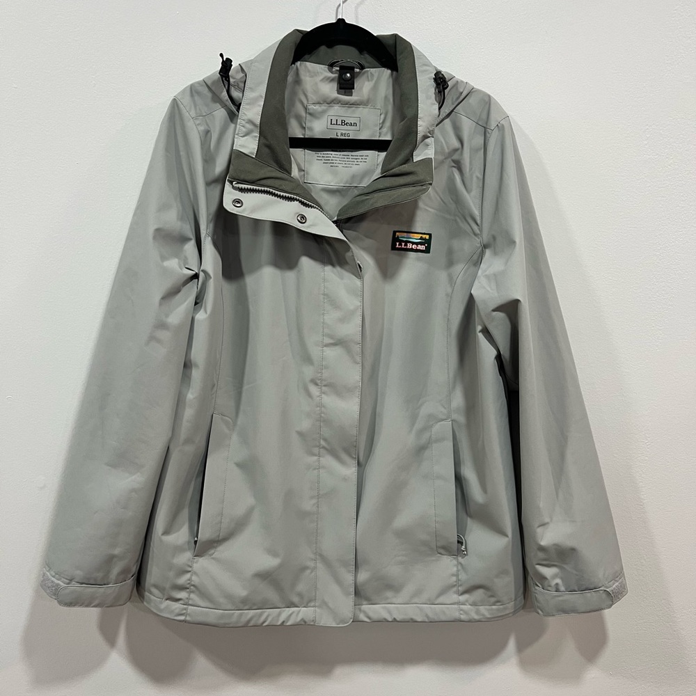 L.L. Bean Jacket Rain Shell Size L